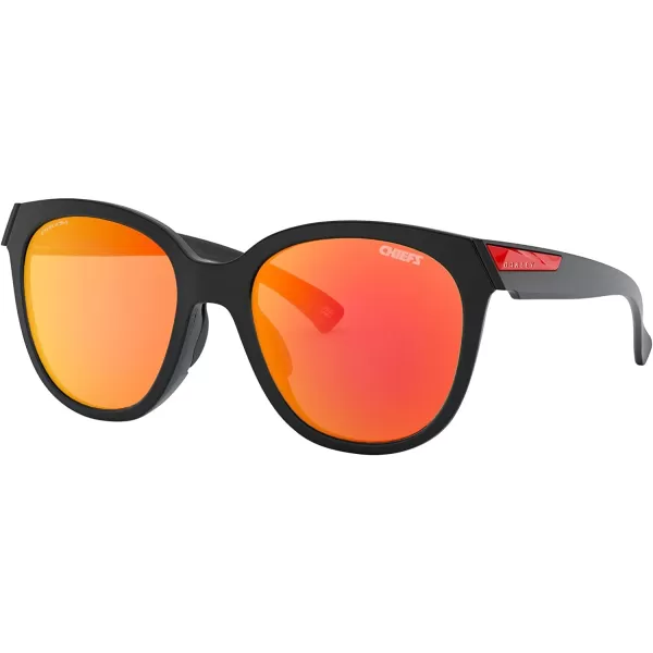 imageOakley Womens Oo9433 Low Key SunglassesKansas City Chiefs Matte BlackPrizm Ruby