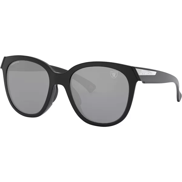imageOakley Womens Oo9433 Low Key SunglassesLas Vegas Raiders Matte BlackPrizm Black