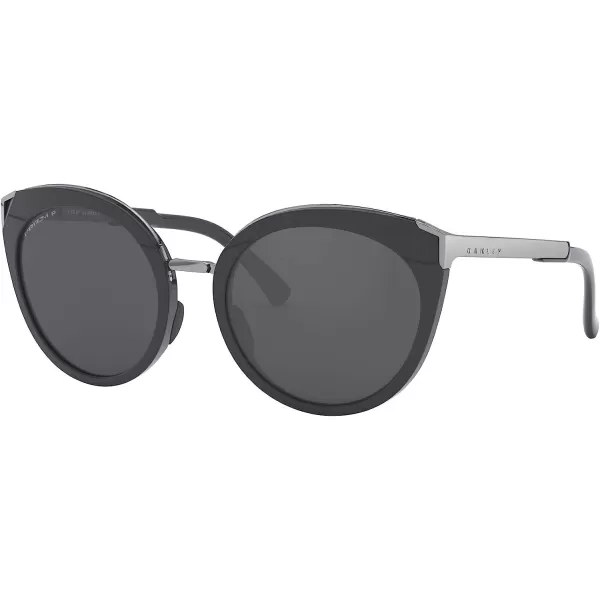 imageOakley Womens Oo9434 Top Knot Cat Eye SunglassesCarbonPrizm Black Polarized