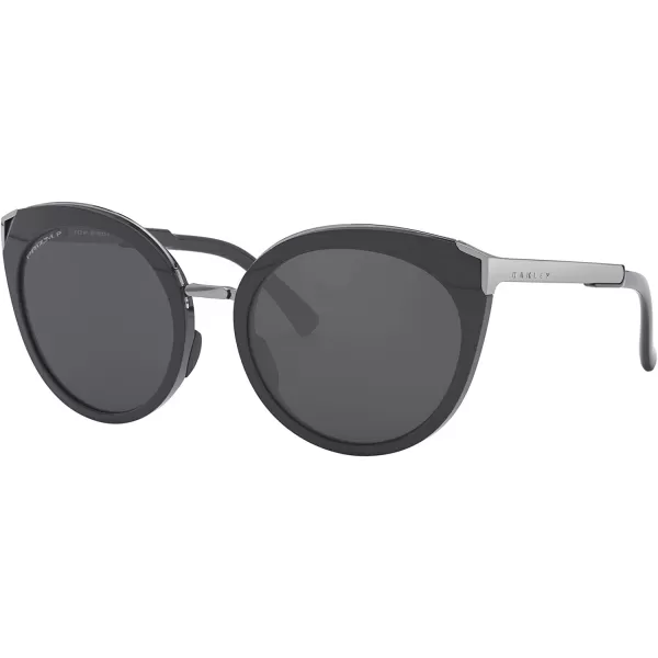 imageOakley Womens Oo9434 Top Knot Cat Eye SunglassesCarbonPrizm Black Polarized
