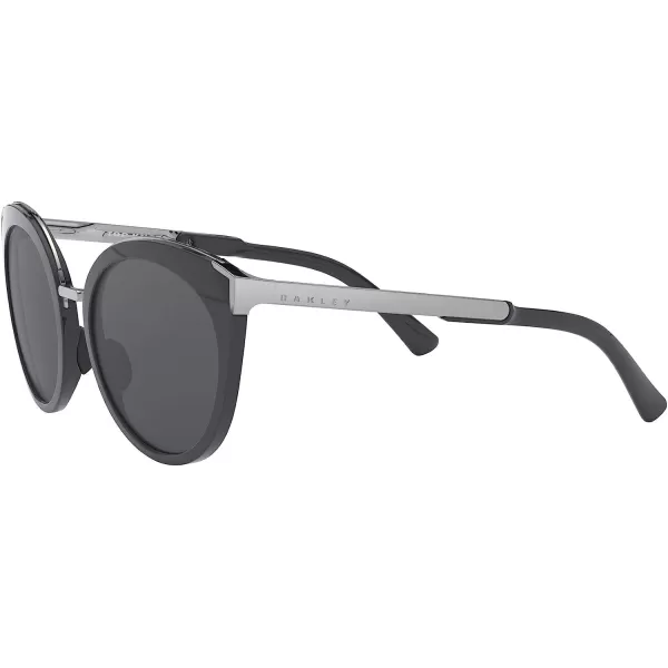 imageOakley Womens Oo9434 Top Knot Cat Eye SunglassesCarbonPrizm Black Polarized