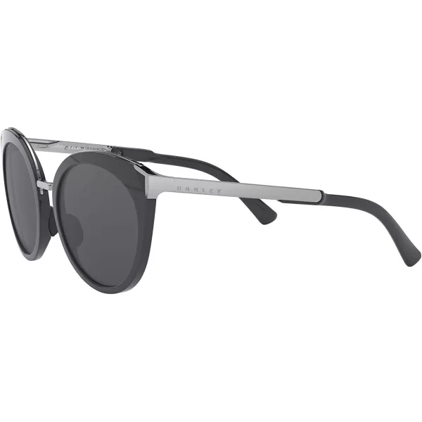 imageOakley Womens Oo9434 Top Knot Cat Eye SunglassesCarbonPrizm Black Polarized