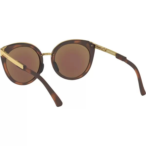 imageOakley Womens Oo9434 Top Knot Cat Eye SunglassesMatte Brown TortoisePrizm Sapphire Iridium Polarized