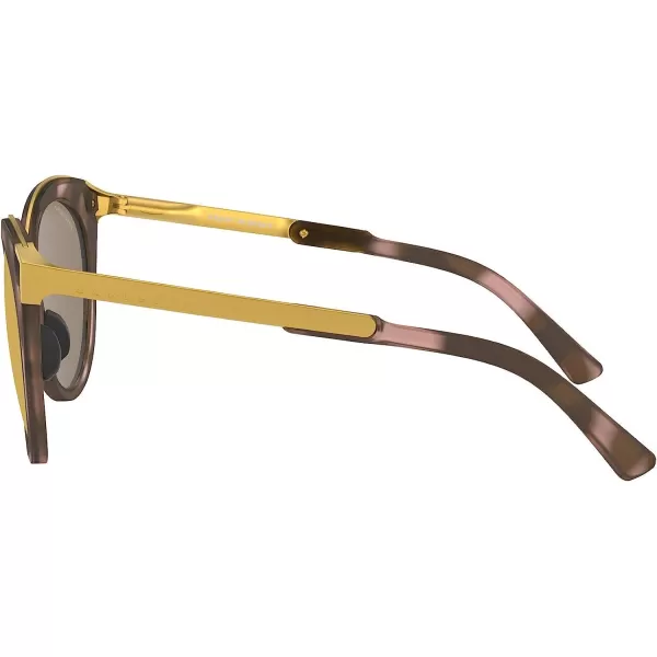 imageOakley Womens Oo9434 Top Knot Cat Eye SunglassesMatte Rose TortoisePrizm Rose Gold