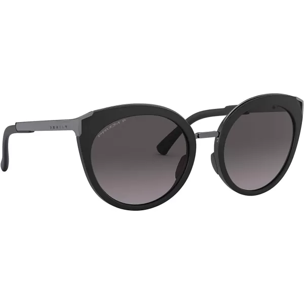 imageOakley Womens Oo9434 Top Knot Cat Eye SunglassesVelvet BlackPrizm Grey Gradient