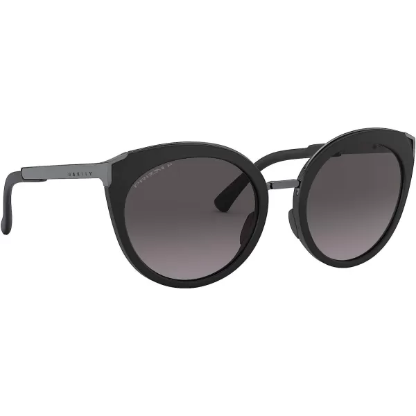 imageOakley Womens Oo9434 Top Knot Cat Eye SunglassesVelvet BlackPrizm Grey Gradient