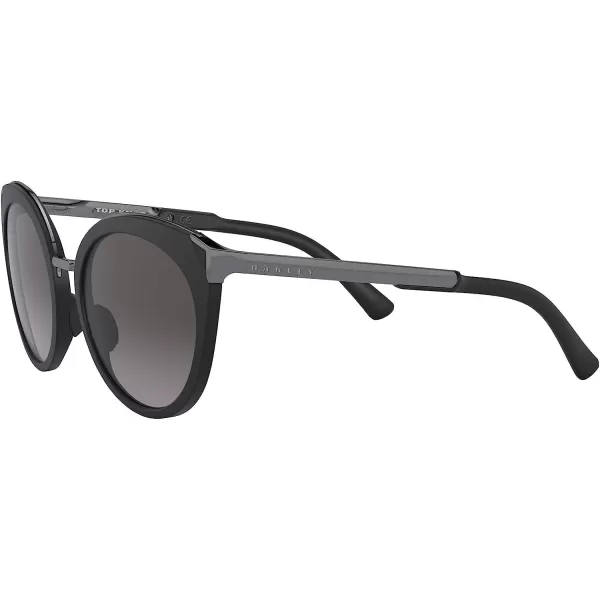 imageOakley Womens Oo9434 Top Knot Cat Eye SunglassesVelvet BlackPrizm Grey Gradient