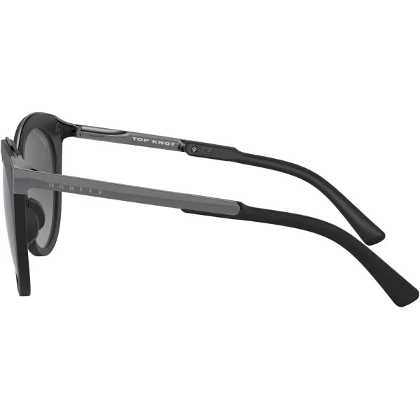 imageOakley Womens Oo9434 Top Knot Cat Eye SunglassesVelvet BlackPrizm Grey Gradient