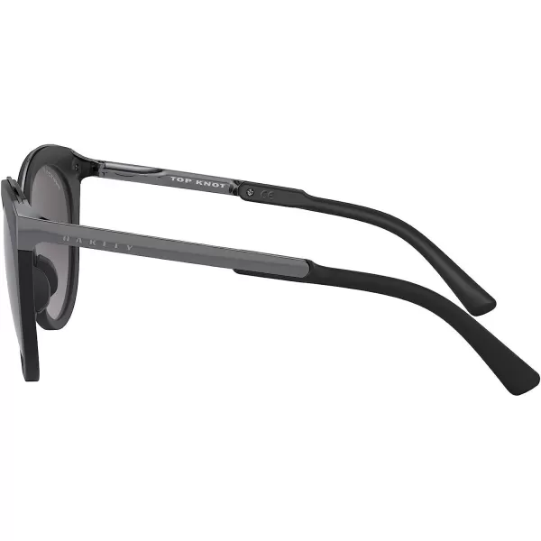 imageOakley Womens Oo9434 Top Knot Cat Eye SunglassesVelvet BlackPrizm Grey Gradient