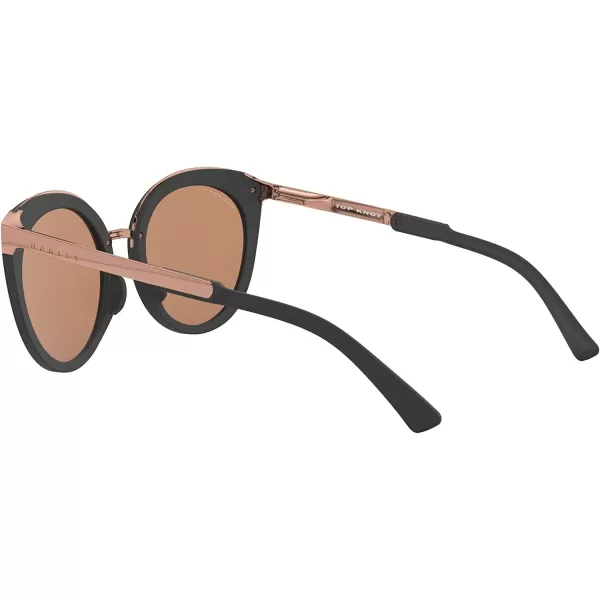 imageOakley Womens Oo9434 Top Knot Cat Eye SunglassesVelvet BlackPrizm Rose Gold Polarized