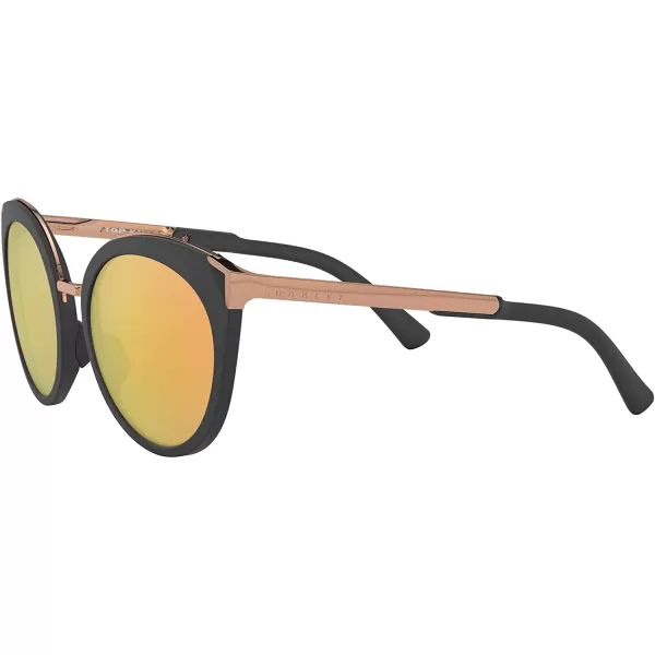 imageOakley Womens Oo9434 Top Knot Cat Eye SunglassesVelvet BlackPrizm Rose Gold Polarized