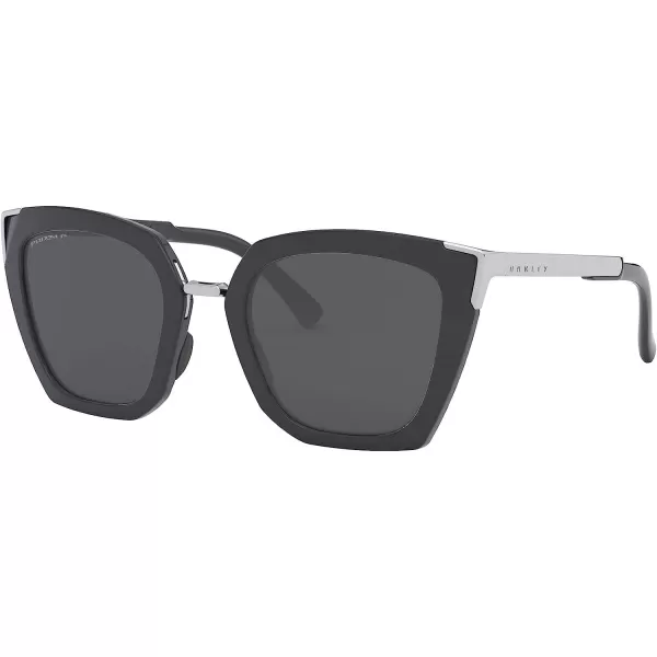 imageOakley Womens Oo9445 Sideswept Round SunglassesCarbonPrizm Black Polarized