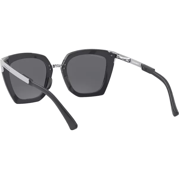 imageOakley Womens Oo9445 Sideswept Round SunglassesCarbonPrizm Black Polarized