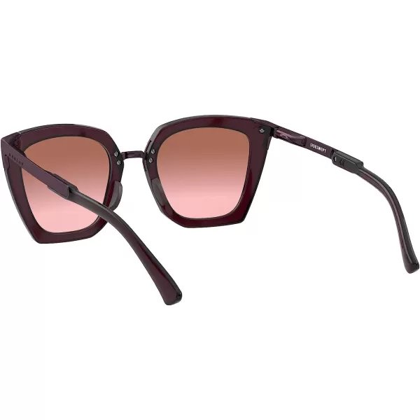 imageOakley Womens Oo9445 Sideswept Round SunglassesCrystal RaspberryG40 Black Gradient