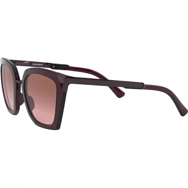 imageOakley Womens Oo9445 Sideswept Round SunglassesCrystal RaspberryG40 Black Gradient