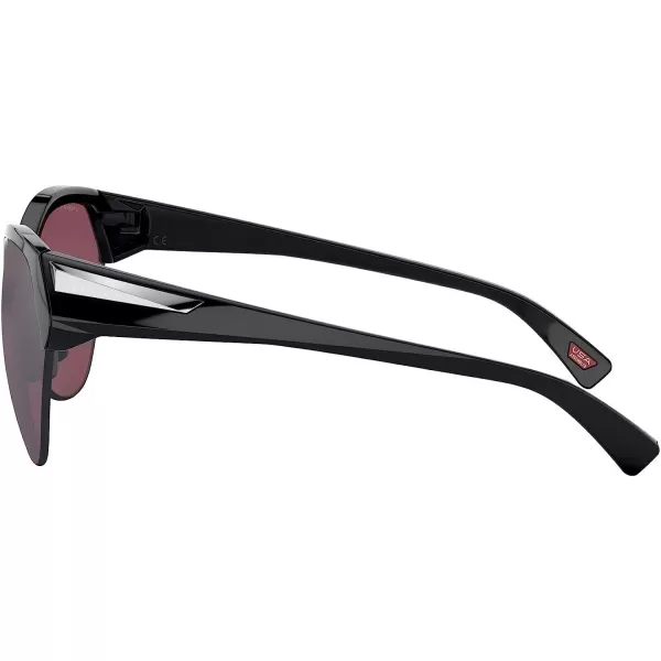 imageOakley Womens Oo9447 Trailing Point Round SunglassesPolished BlackPrizm Road Black