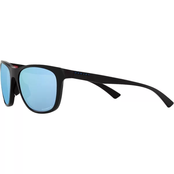 imageOakley Womens Oo9473 Leadline Square SunglassesMatte BlackPrizm Deep Water Polarized