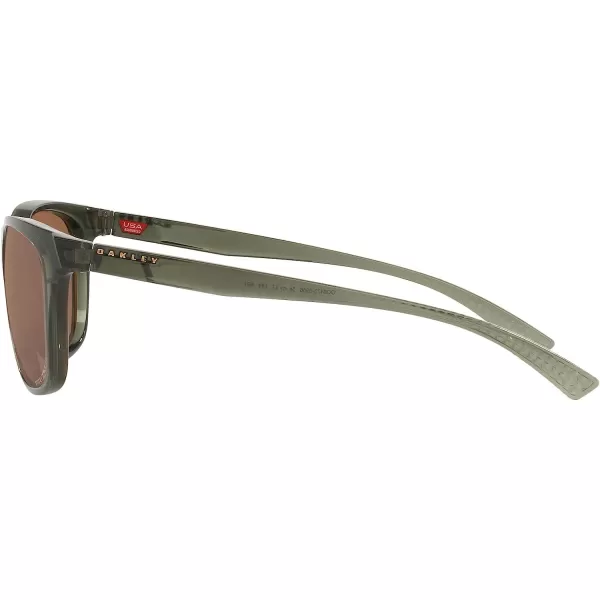imageOakley Womens Oo9473 Leadline Square SunglassesOlive InkPrizm Tungsten Polarized