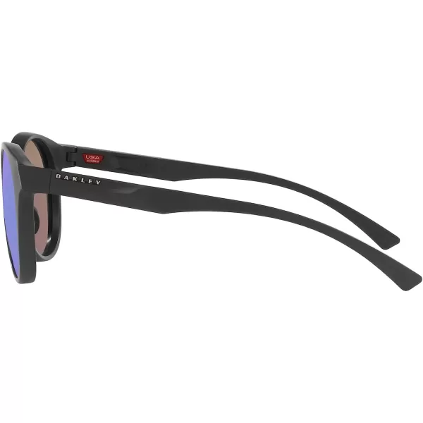 imageOakley Womens Oo9474 Spindrift Round SunglassesMatte CarbonPrizm Sapphire Polarized
