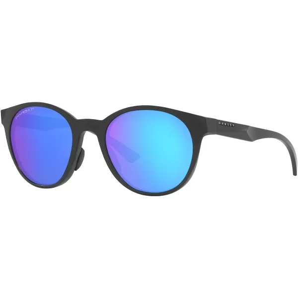 imageOakley Womens Oo9474 Spindrift Round SunglassesMatte CarbonPrizm Sapphire Polarized