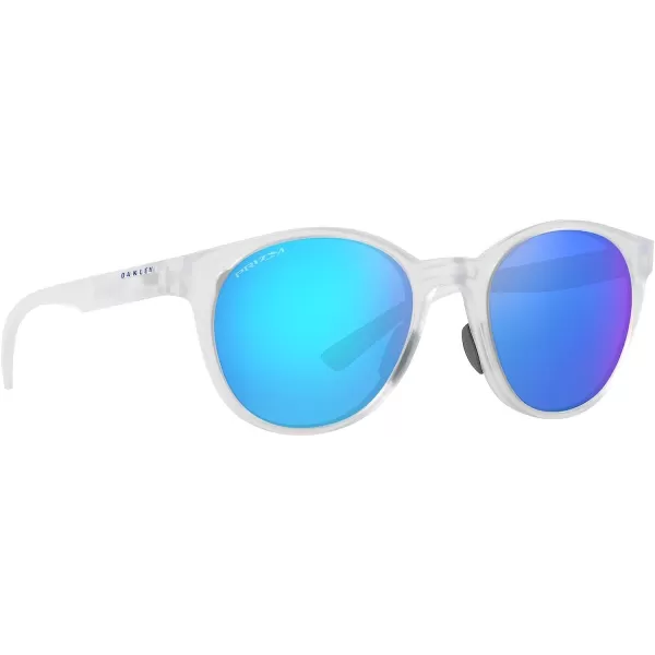 imageOakley Womens Oo9474 Spindrift Round SunglassesMatte ClearPrizm Sapphire