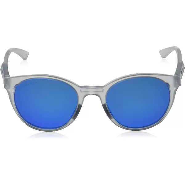 imageOakley Womens Oo9474 Spindrift Round SunglassesMatte ClearPrizm Sapphire