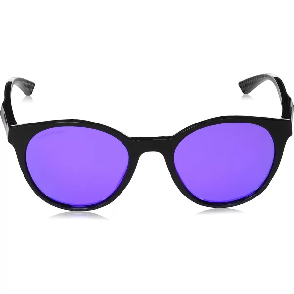 imageOakley Womens Oo9474 Spindrift Round SunglassesPolished BlackPrizm Violet