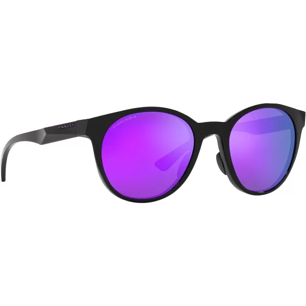 imageOakley Womens Oo9474 Spindrift Round SunglassesPolished BlackPrizm Violet