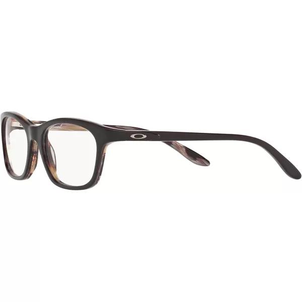 imageOakley Womens Ox1091 Taunt Rectangular Prescription Eyeglass FramesPinot NoirDemo Lens