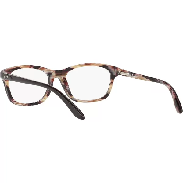 imageOakley Womens Ox1091 Taunt Rectangular Prescription Eyeglass FramesPinot NoirDemo Lens