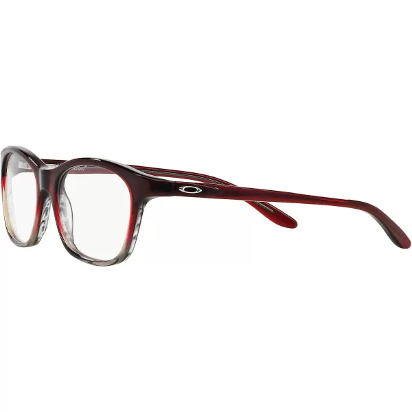 imageOakley Womens Ox1091 Taunt Rectangular Prescription Eyeglass FramesRed FadeDemo Lens