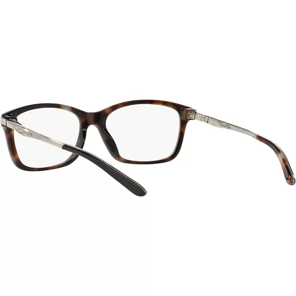 imageOakley Womens Ox1127 NinetoFive Square Prescription Eyeglass FramesBlack TortoiseDemo Lens