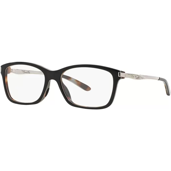 imageOakley Womens Ox1127 NinetoFive Square Prescription Eyeglass FramesBlack TortoiseDemo Lens
