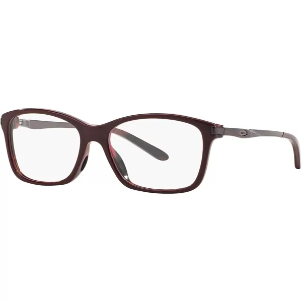 imageOakley Womens Ox1127 NinetoFive Square Prescription Eyeglass FramesPink TortoiseDemo Lens