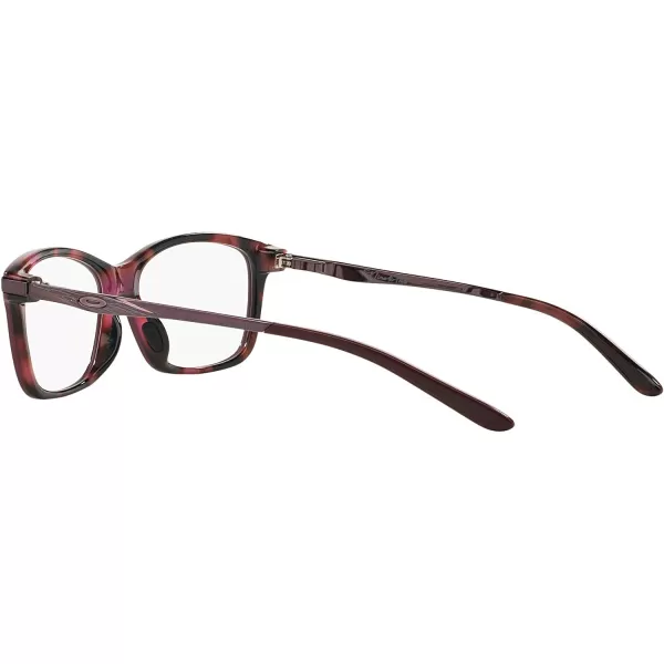 imageOakley Womens Ox1127 NinetoFive Square Prescription Eyeglass FramesPink TortoiseDemo Lens