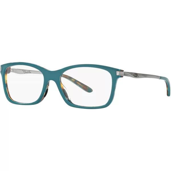 imageOakley Womens Ox1127 NinetoFive Square Prescription Eyeglass FramesTurquoise TortoiseDemo Lens