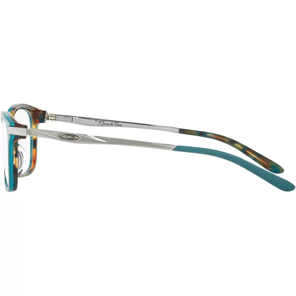 imageOakley Womens Ox1127 NinetoFive Square Prescription Eyeglass FramesTurquoise TortoiseDemo Lens