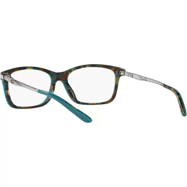 imageOakley Womens Ox1127 NinetoFive Square Prescription Eyeglass FramesTurquoise TortoiseDemo Lens