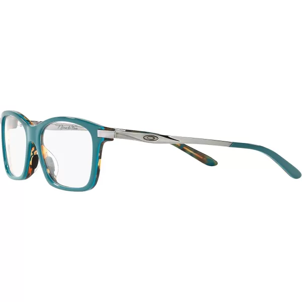 imageOakley Womens Ox1127 NinetoFive Square Prescription Eyeglass FramesTurquoise TortoiseDemo Lens