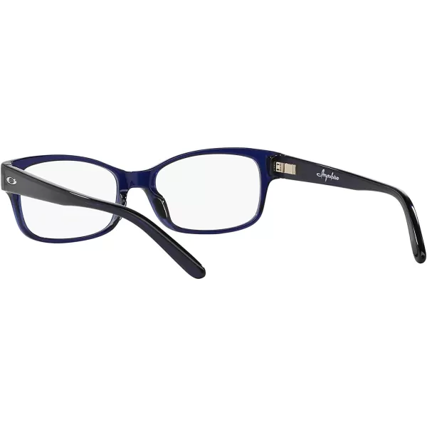 imageOakley Womens Ox1129 Impulsive Rectangular Prescription Eyeglass FramesBlueDemo Lens