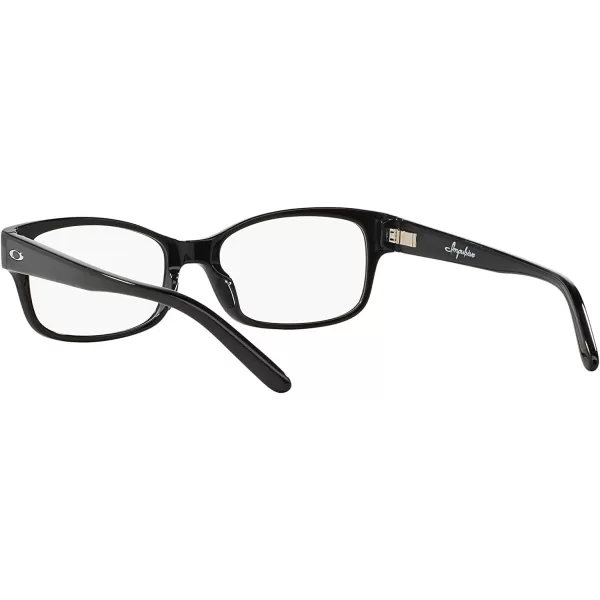 imageOakley Womens Ox1129 Impulsive Rectangular Prescription Eyeglass FramesPolished BlackDemo Lens