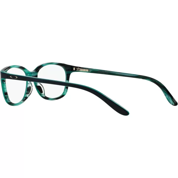 imageOakley Womens Ox1131 Standpoint Round Prescription Eyeglass FramesBanded GreenDemo Lens
