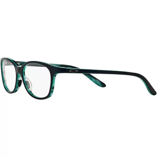 imageOakley Womens Ox1131 Standpoint Round Prescription Eyeglass FramesBanded GreenDemo Lens