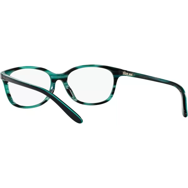 imageOakley Womens Ox1131 Standpoint Round Prescription Eyeglass FramesBanded GreenDemo Lens