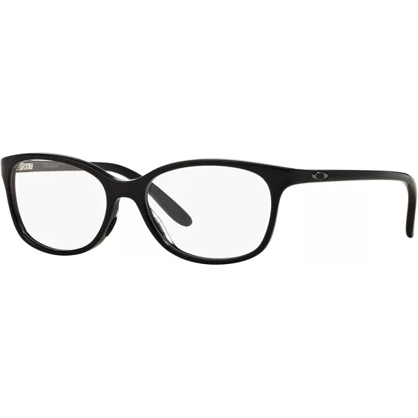 imageOakley Womens Ox1131 Standpoint Round Prescription Eyeglass FramesPolished BlackDemo Lens