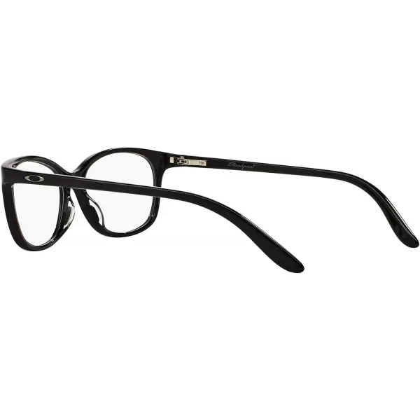 imageOakley Womens Ox1131 Standpoint Round Prescription Eyeglass FramesPolished BlackDemo Lens