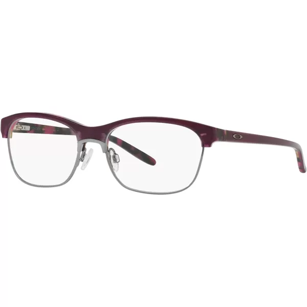 imageOakley Womens Ox1134 Ponder Round Prescription Eyeglass Frames BlackBerryDemo Lens 52 mmOakley Womens Ox1134 Ponder Round Prescription Eyeglass Frames BlackBerryDemo Lens 52 mm