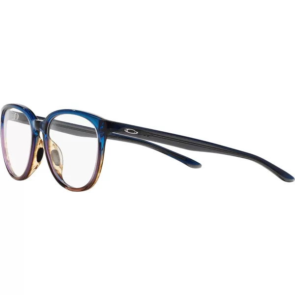 imageOakley Womens Ox1135 Reversal Round Prescription Eyeglass FramesBlue FadeDemo Lens