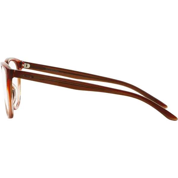 imageOakley Womens Ox1135 Reversal Round Prescription Eyeglass FramesBrown FadeDemo Lens
