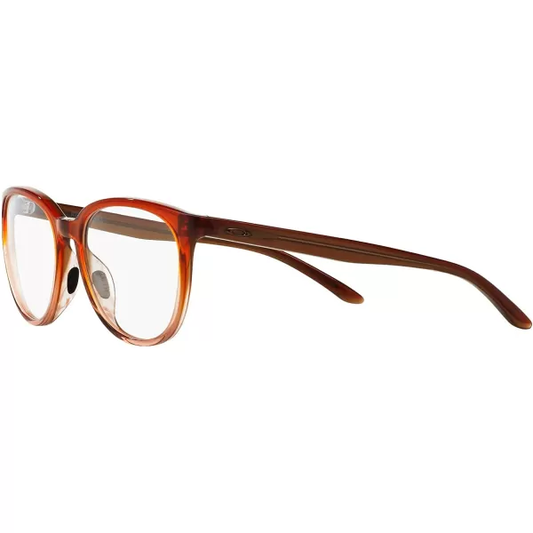 imageOakley Womens Ox1135 Reversal Round Prescription Eyeglass FramesBrown FadeDemo Lens